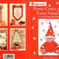 Crea francesca, punto croce per le feste natalizie