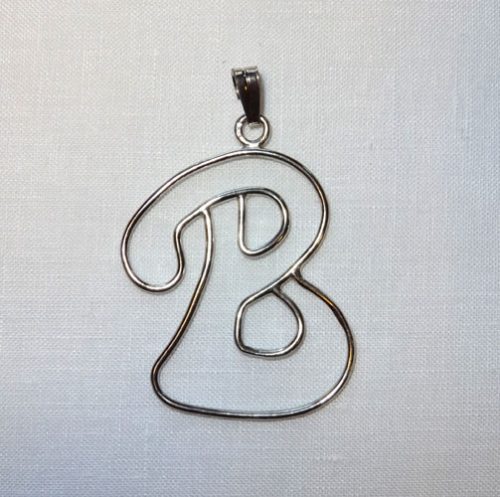 LETTERA "B" STRUTTURA IN ARGENTO 925 BY Roberta Dazzini