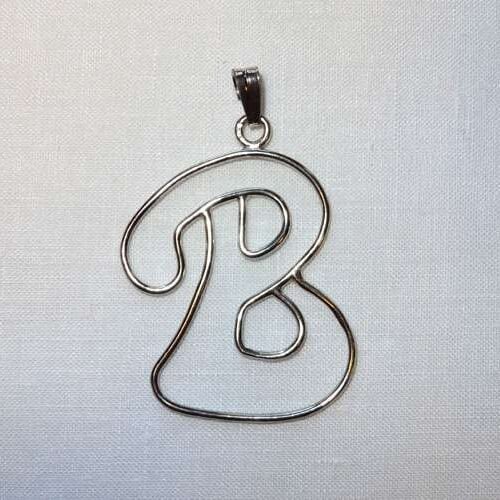 Lettera "b" struttura in argento 925  by roberta dazzini