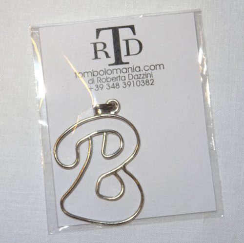 Lettera "b" struttura in argento 925  by roberta dazzini - immagine 2