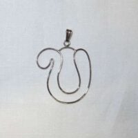 Lettera "u" struttura in argento 925  by roberta dazzini