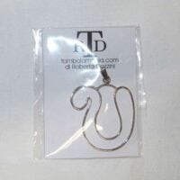 Lettera "u" struttura in argento 925  by roberta dazzini