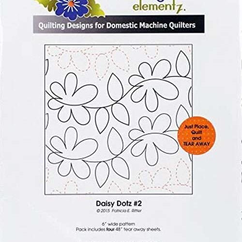 Quilting elementz: daizy  dotz 6"/ cm 15
