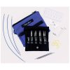 Chiaogoo twist shorties set 10 punte 2" & 3" small/piccolo,  acciaio chirurgico  dal n° 3,5 al 5,0