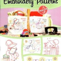 Embroidery patterns: sunbonnet days #407, aunt marta's