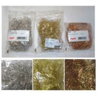 Capelli d'angelo in metallo ricci oro-argento-rame/oro