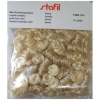Capelli d'angelo sintetici ricci biondi gr 15