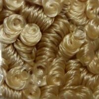Capelli d'angelo sintetici ricci biondi gr 15