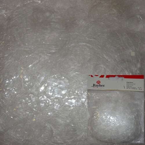 jolly/Capelli d'angelo  bianchi kit 6 buste (gr 60) + 1 busta capelli fibra vetro bianchi