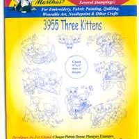 Aunt martha's decalcabile 3955 tre gattini