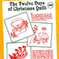 Dec17 Aunt martha's decalcabile c950 the twelve days of christmas quilt