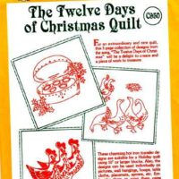 Aunt martha's decalcabile c950 the twelve days of christmas quilt