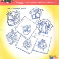 Aunt martha's decalcabile 3286 vegetable motifs