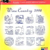 Aunt martha's decalcabile  3998 wine country