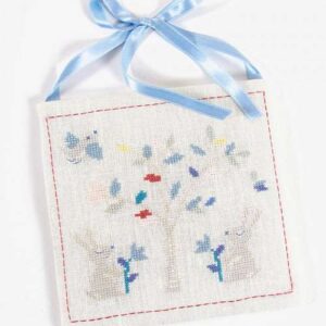 Kit punto croce tuva/dmc: spring days con telaio cm 25