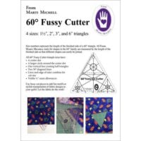 Multi size 60° fussy cutter,  marti michell 8702