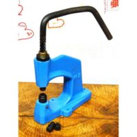 Torchietto manuale n° 2 in metallo per bottoni  a pressione  + punzoni da 10 mm