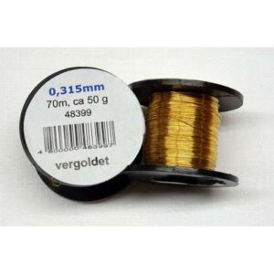 Filo ottone mm 0,40, rocchetto mt 40