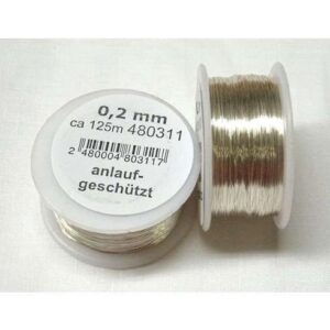 Filo ottone mm 0,40, rocchetto mt 40