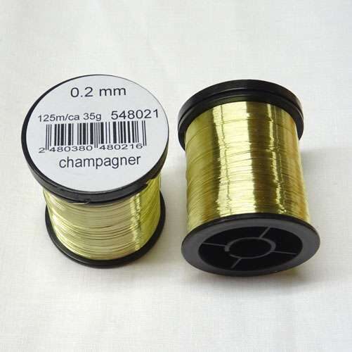 Filo rame verniciato  0,20 125 mt/gr 35 oro champagner 21