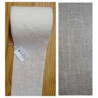 Banda lino vaupel bianco naturale cm 10 vendita a multipli di 50 cm