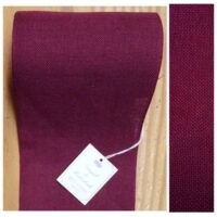 Banda lino vaupel rosso bordeaux cm 12 vendita a multipli di 50 cm