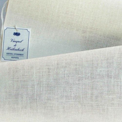 Tessuto lino altezza cm 140 bianco naturale , vendita a multipli di 50 cm