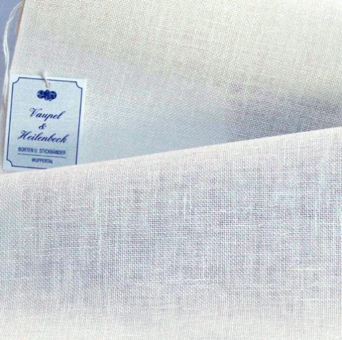 Tessuto lino altezza cm 180 bianco , vendita a multipli di 50 cm