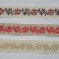 Nastrino/passamaneria fiorellini mm 10,  vendita a multipli di 50 cm
