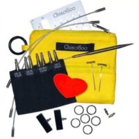Chiaogoo twist shorties set 4 punte large 3"/8 cm acciaio chirurgico dal n°5,5 al 8
