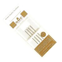 Aghi dorati dmc gold 24ct-k tapestry n°24 o 26 punta rotonda