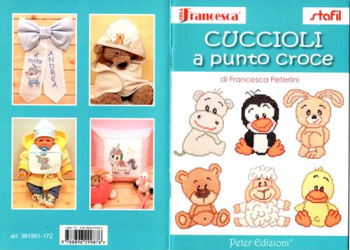 Francesca, cuccioli a punto croce