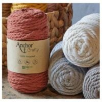 jolly/Anchor crafty 1 verde mela gr 250 + 1 cordone marrone gr 400