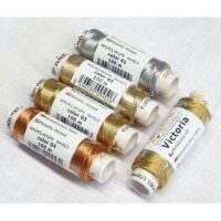 Filo metallizzato victoria, oro, oro antico, rame e argento