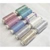 Filo metallizzato andrea 10/white - 28/3 cotone + metallizzato, rocchetto 140 mt