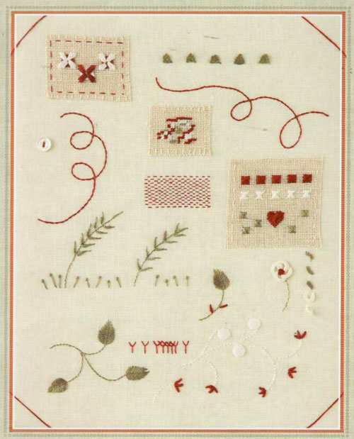 Rba27a Mon cahier de broderie, à la découverte de la broderie traditionnelle