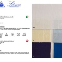Lino bisso 160 (fili 21x21) sotema bianco ottico altezza cm 180 € 44,00 al metro vendita a multipli di 50 cm