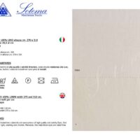 Lino bisso 190 (fili 20,5x20,5) sotema avorio 7 h. Cm 270 € 62,00 al metro vendita a multipli di 50 cm