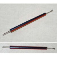 Toglispilli a forchetta e spingispilli a tubino in legno multicolor " eleganza"