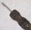 Toglispilli doppio in legno fossile sabbiato - immagine 2