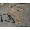Supporto da pavimento con telaio rettangolare regolabile tessuto cm 80, nurge - immagine 4