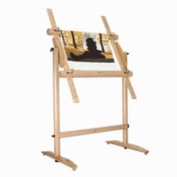 Supporto da pavimento con telaio rettangolare regolabile tessuto cm 80, nurge