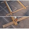 Telaio rettangolare regolabile tessuto cm 65, nurge goldwork e luneville - immagine 3