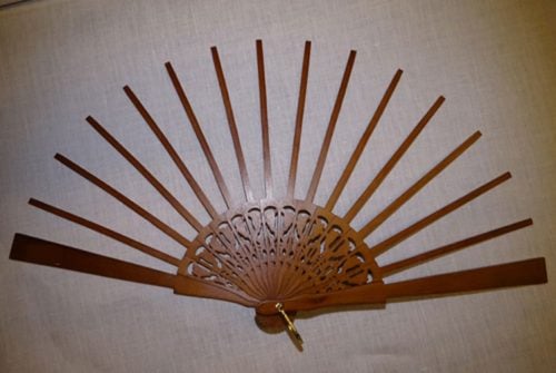 Struttura per ventaglio in legno "abbraccio" cm 42,5