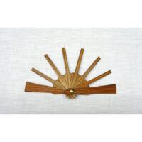 Struttura ventaglio legno super mignon rigato cm 9,5