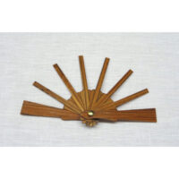 Struttura ventaglio legno super mignon rigato cm 9