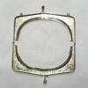 Chiusura per borsetta volute argento cm 13 x 7 - immagine 4