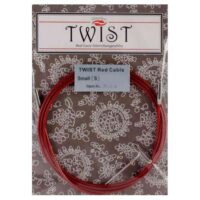 Chiaogoo twist red lace interchangeable cable  small