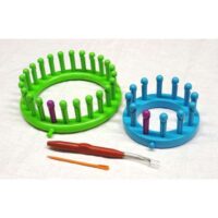 Knitting ring set 2 pezzi/ mulinetto per maglieria cm 9,5 e 14