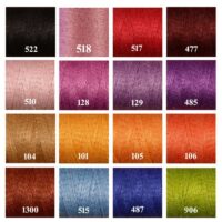 Lino 16/2  bockens, lingarn colorato rocchetti mt 220
